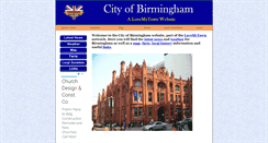 Desktop Screenshot of cityofbirmingham.com