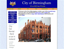 Tablet Screenshot of cityofbirmingham.com